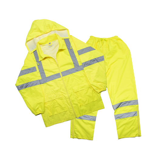 ANSI Class 3 100% Waterproof Rainsuit 